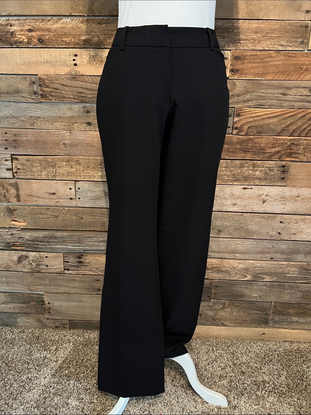 Worthington Black Wide-Leg Dress Pant Trousers